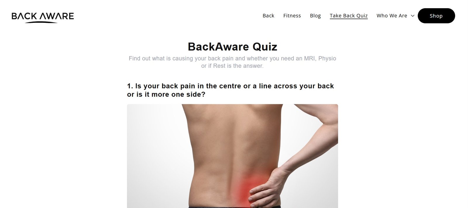 Back Quiz